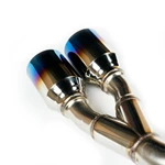 Hilux Revo Blue-baked Dual Exhaust Pipes 2016-