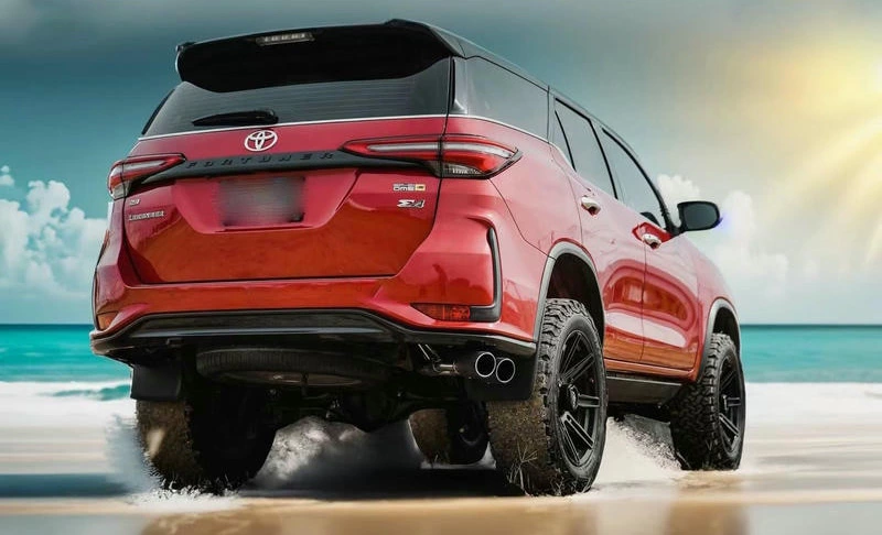 Toyota Fortuner Dual Outlet Complete Exhaust System 2016-