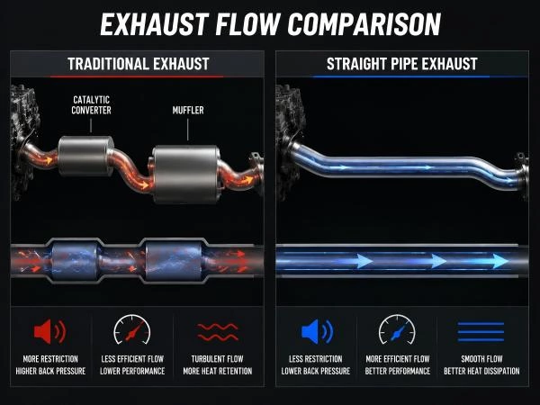 Straight Pipe Exhaust: Benefits, Drawbacks & Complete Guide