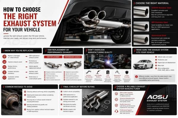 How to Choose the Right Exhaust System for Your Vehicle