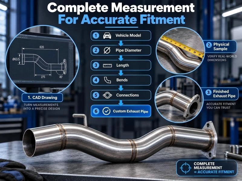 How to Measure an Exhaust Pipe: Diameter, Length & Fitment Guide