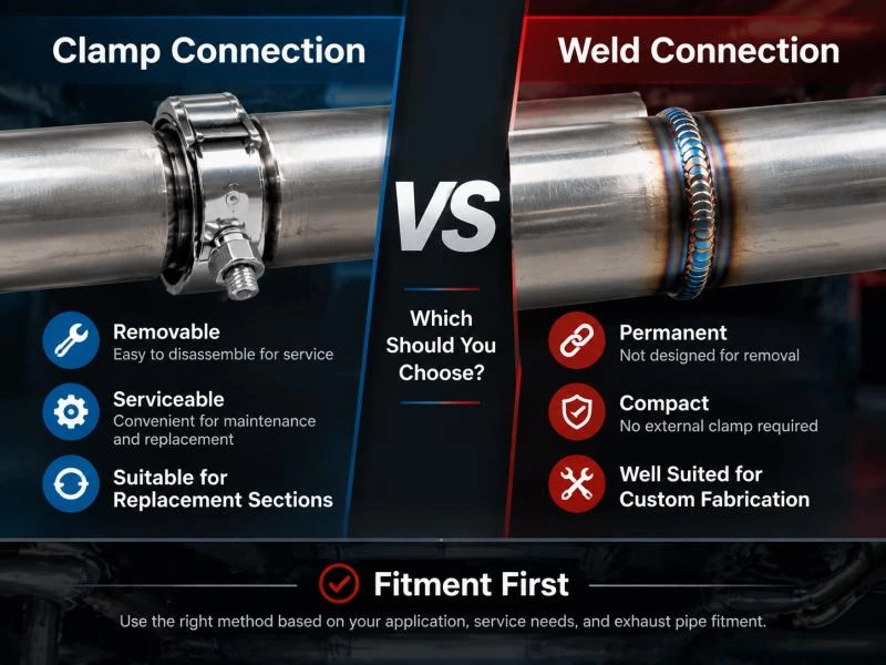 How to Join Two Exhaust Pipes: Clamps, Sleeves or Welding?