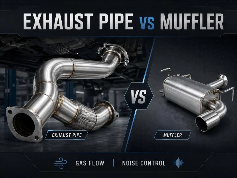 Exhaust Pipe vs Muffler: What’s the Difference?