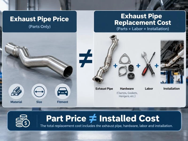 How Much Does It Cost to Replace an Exhaust Pipe?